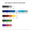 tank top color chart - Neon Genesis Evangelion UK Store