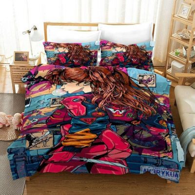 Anime Evangelion Duvet Cover Pillowcase 3D Printed Bedding Set 2 3 Pcs Double Full Queen King.jpg 640x640 6 - Neon Genesis Evangelion UK Store