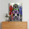 E Evangelion Anime Classic Vintage Posters Decoracion Painting Wall Art White Kraft Paper Vintage Decorative Painting - Neon Genesis Evangelion UK Store