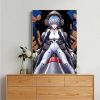 E Evangelion Anime Classic Vintage Posters Decoracion Painting Wall Art White Kraft Paper Vintage Decorative Painting 2 - Neon Genesis Evangelion UK Store