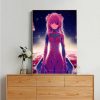 E Evangelion Anime Classic Vintage Posters Decoracion Painting Wall Art White Kraft Paper Vintage Decorative Painting 5 - Neon Genesis Evangelion UK Store