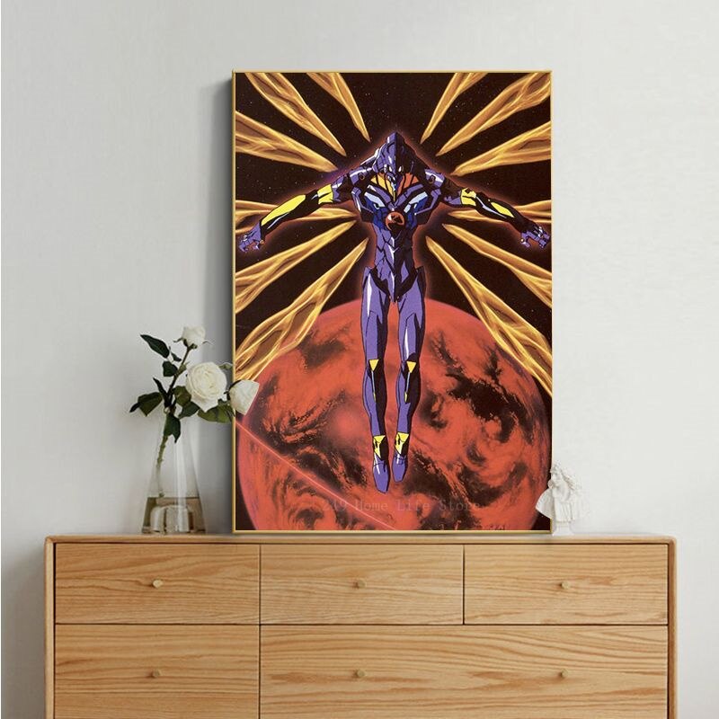 Shin Seiki Evangelion Classic Vintage Decoracion Painting Wall Art