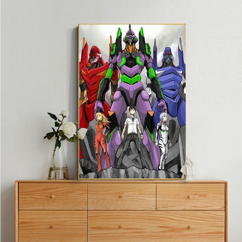 Evangelion Classic Vintage Wall Art
