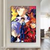 E Evangelion Anime Whitepaper Poster Whitepaper Sticker DIY Room Bar Cafe Decor Art Wall Stickers 3 - Neon Genesis Evangelion UK Store