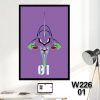 Minimalism Japanese Animation Canvas Poster EVANGELION 01 HD large wall art decorative painting Home Decor Painting 2 - Neon Genesis Evangelion UK Store